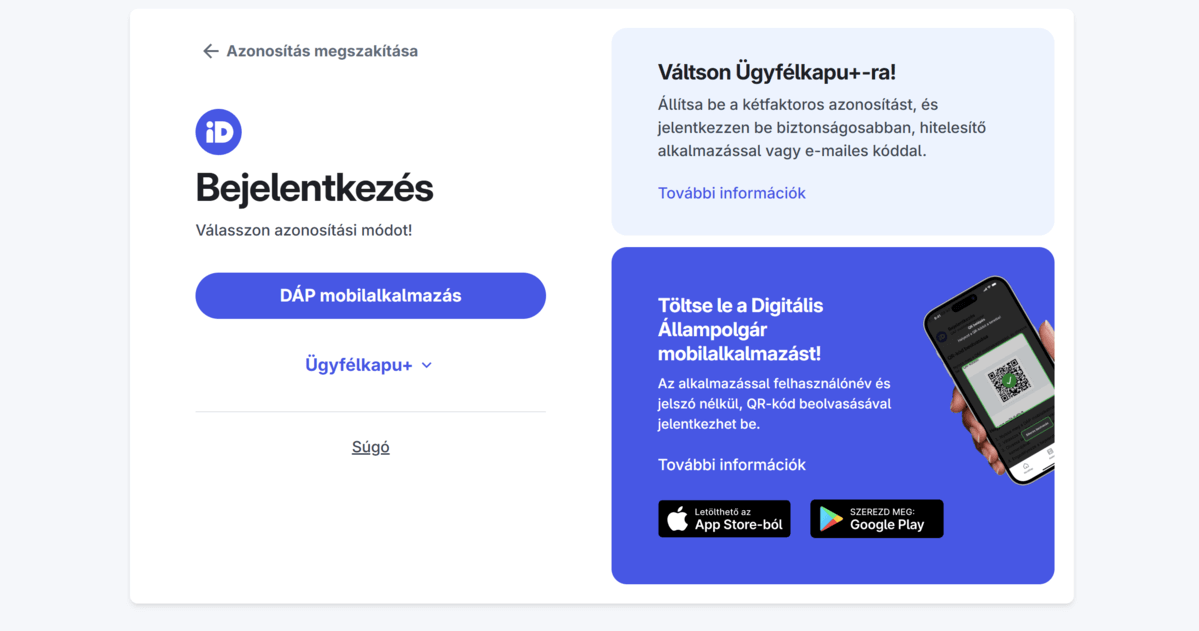 bejelentkezes-ingyenes-tulajdoni-lap-lekerese-ugyfelkapu Bejelentkezési oldal az elektronikus ingatlan-nyilvántartáshoz, ahol a felhasználók Ügyfélkapuval vagy DÁP mobilalkalmazással léphetnek be az ingyenes tulajdoni lap lekérése szolgáltatás igénybevételéhez.